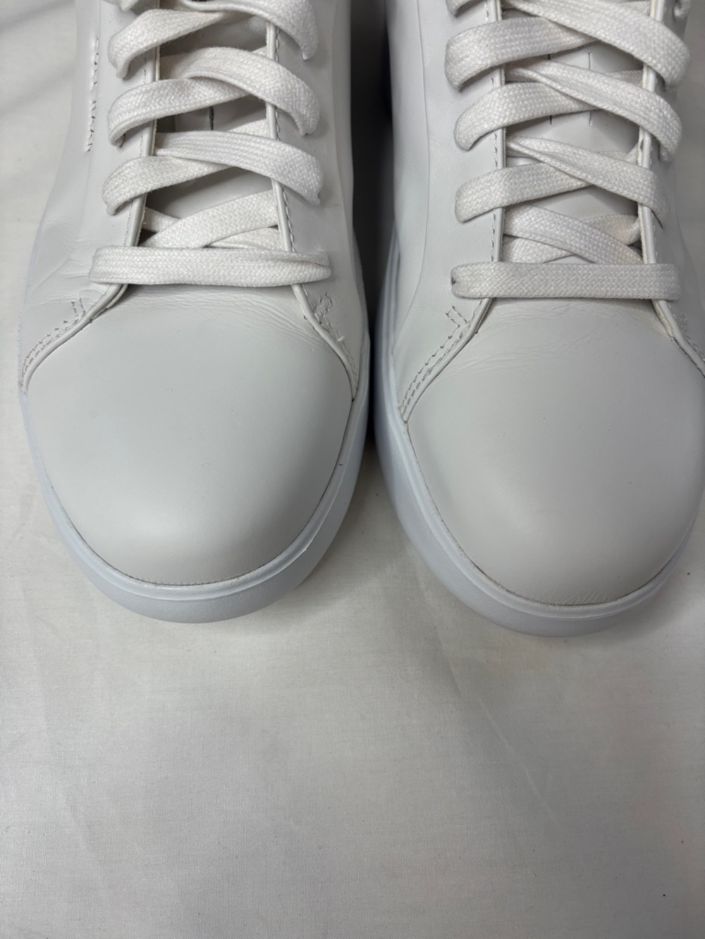 🤍 Cole Haan Grand Crosscourt 9C Sneakers Women's White Leather Gold Casual 🤍 - Picture 6 of 9